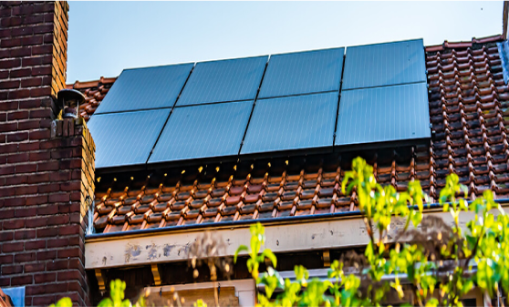 Zonnepanelen op dak